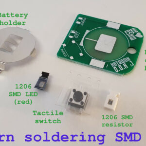 I learn soldering SMD kit